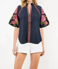 Thml - Floral Embroidered Top