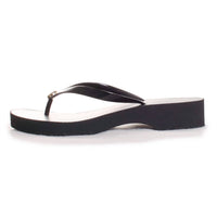 Tory Burch - Women's Cut-out Wedge Flip Flops