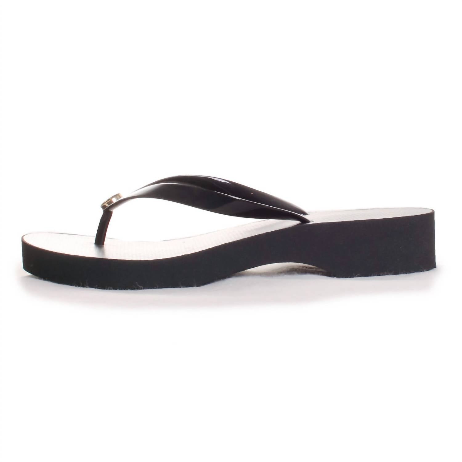 Tory Burch - Women's Cut-out Wedge Flip Flops