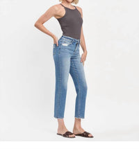 Vervet By Flying Monkey - High Rise Tapered Straight Jeans