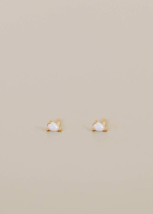 Jaxkelly - Women's Teardrop Opal Earrings