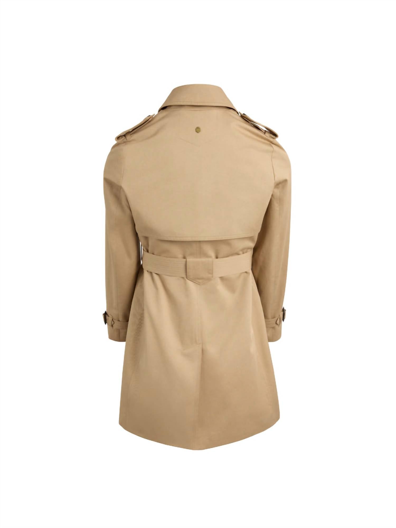 Fairfax & Favor Bailey Trench Coat in sand - women's jacket - view 4