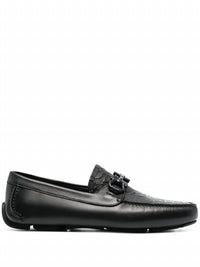 Salvatore Ferragamo - Men's Leather Gancini-logo Loafers
