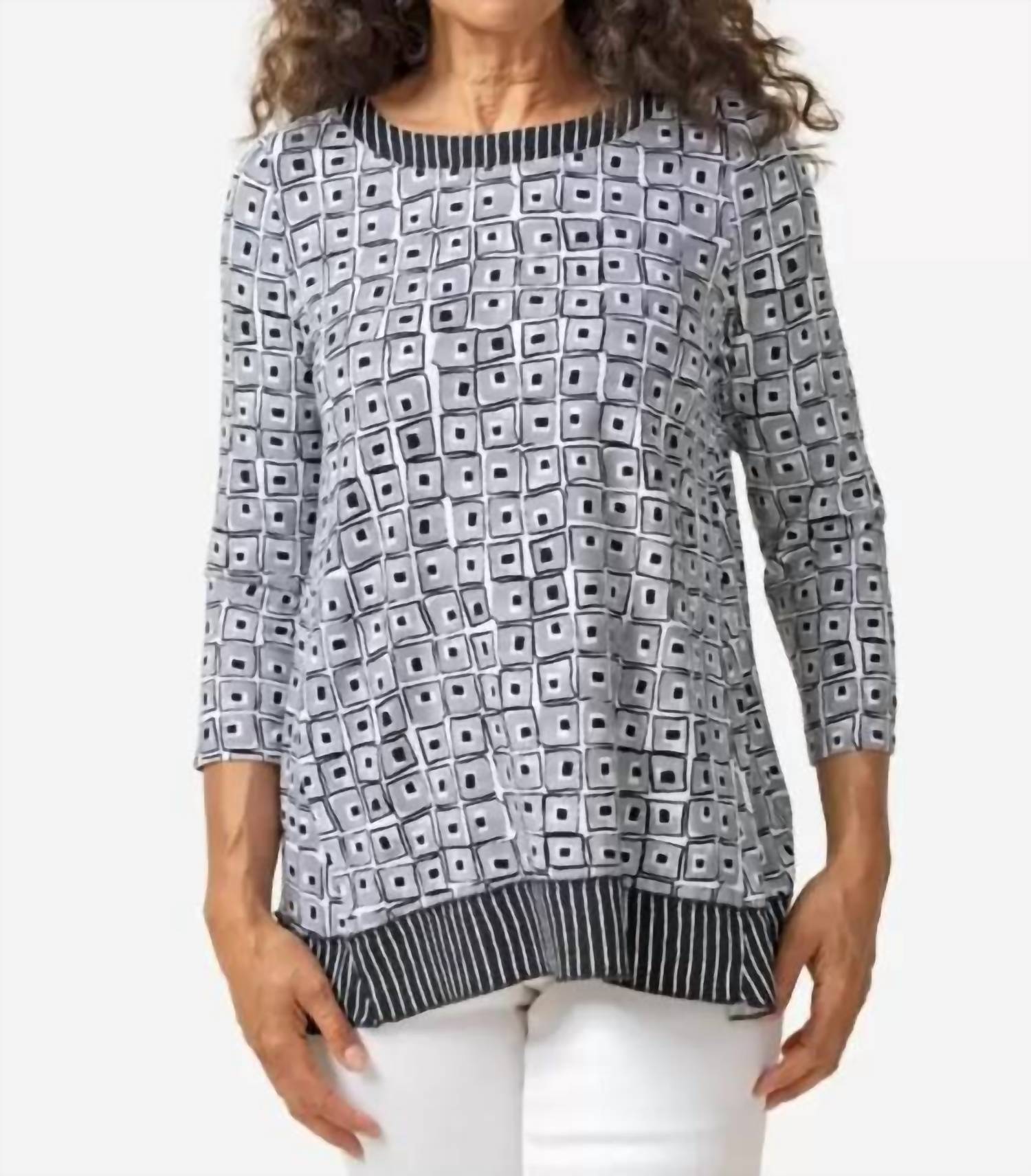 Habitat - Travel Mix Pleat Back Tunic Top