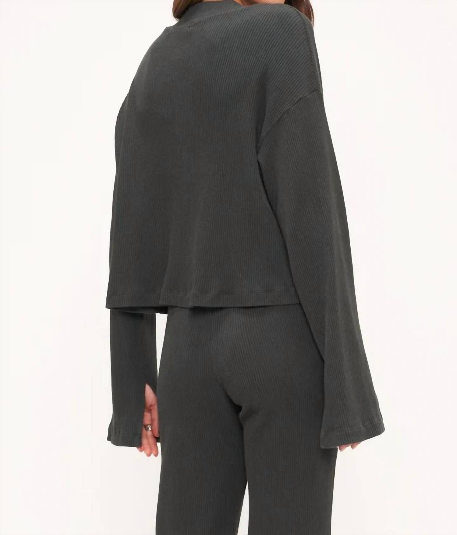 Project Social T - Dylan Rib Button Front Cardigan