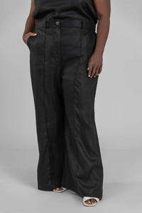 Adriana Contreras - Little Luxuries Linen Wide Leg Pants - Plus