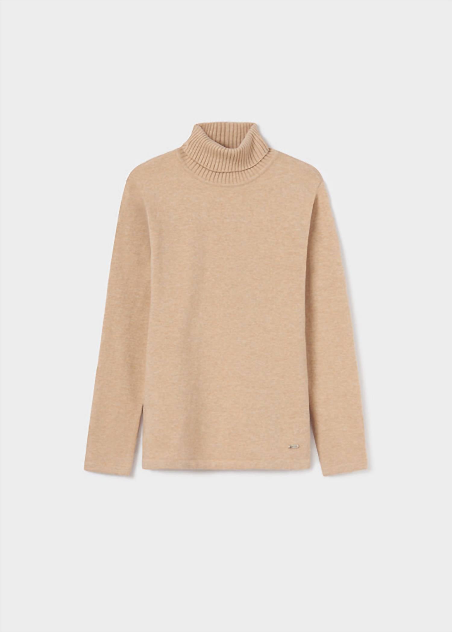 Mayoral - Girls' Basic Turtleneck Sweater