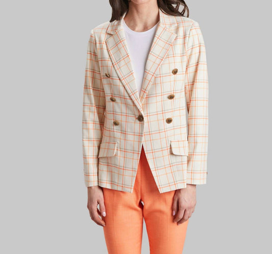 Peace Of Cloth - Cape Plaid Steely Jacket