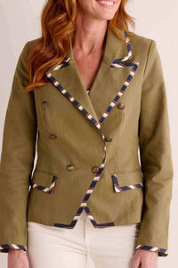 Fate by LFD Arianna Army Blazer in olive green - women's jacket