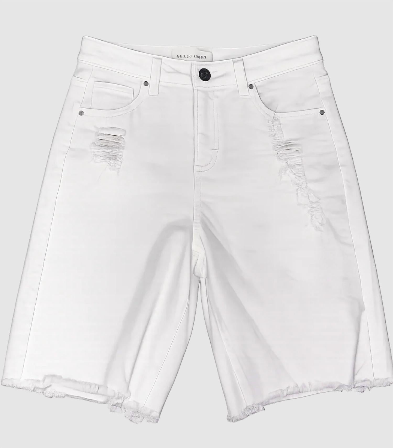 Risen - Women's Audrey Mid Rise Relaxed Fit Bermuda