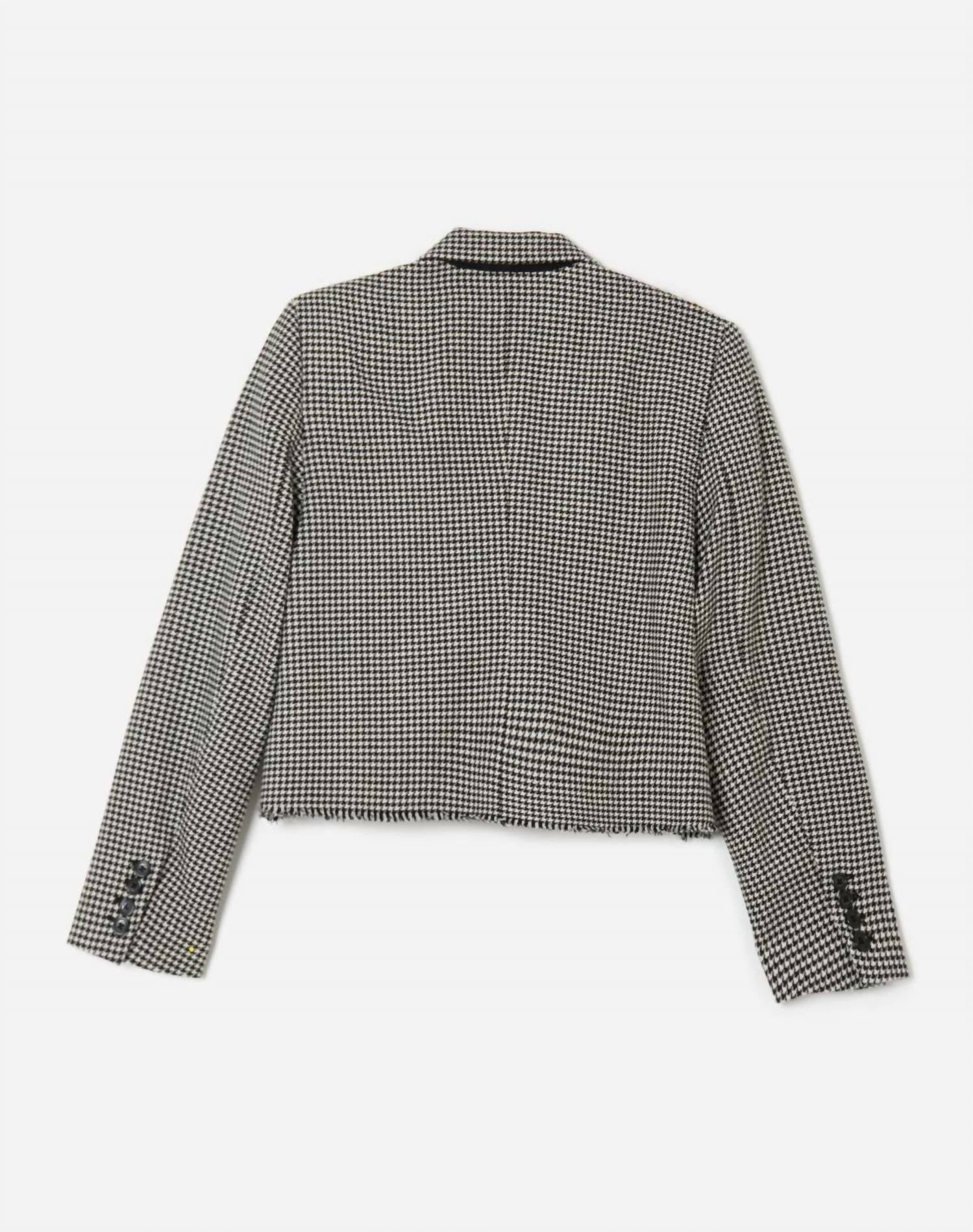Re/Done - wool cutoff boyfriend blazer