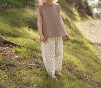 Go Gently Nation - Girls Ruffle Neck Blouse