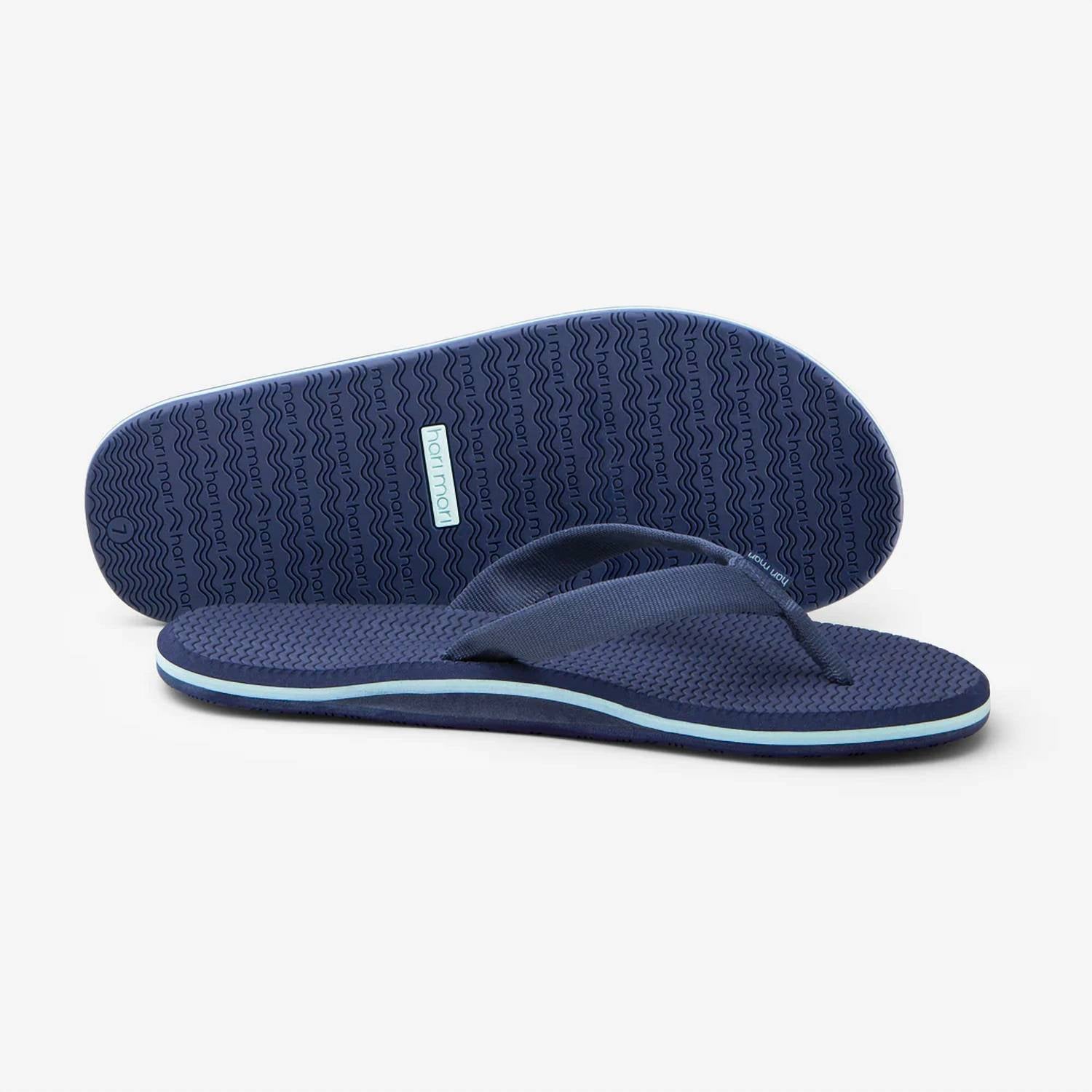 hari mari Women's Dunes Flip Flops in navy 1 - women's shoe - view 4