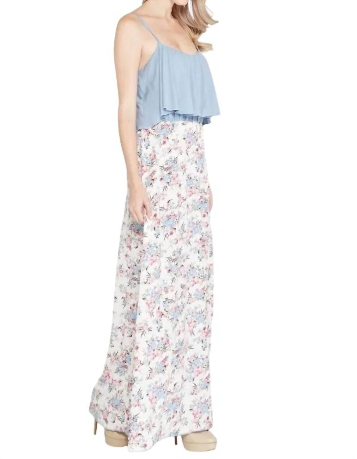 Wing - FLORAL TANK MAXI DRESS