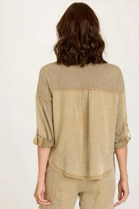 Xcvi - Kapp Button Up Top