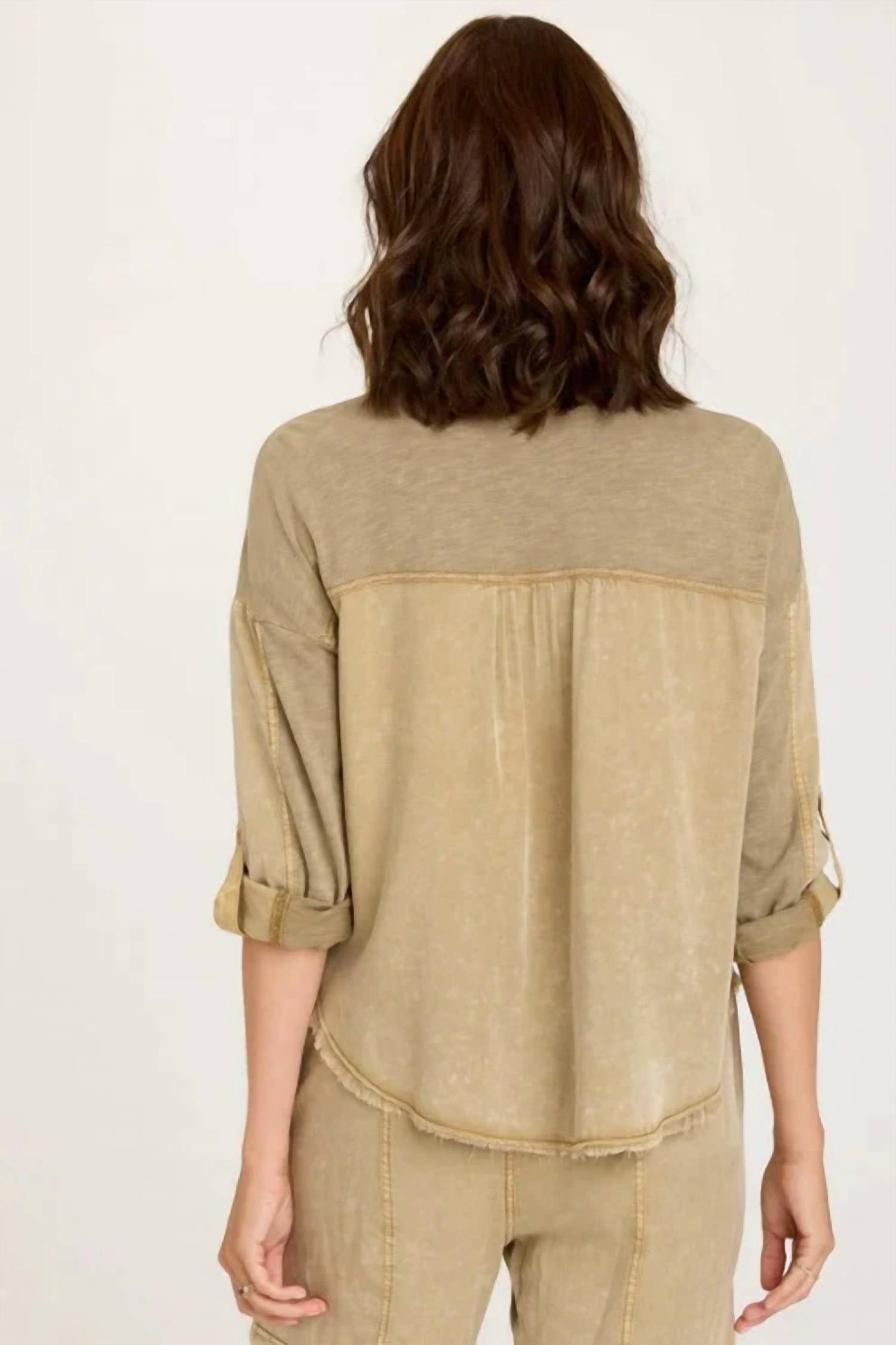 Xcvi - Kapp Button Up Top