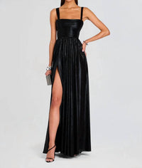 Retrofete - Iris Lamé Gown Dress