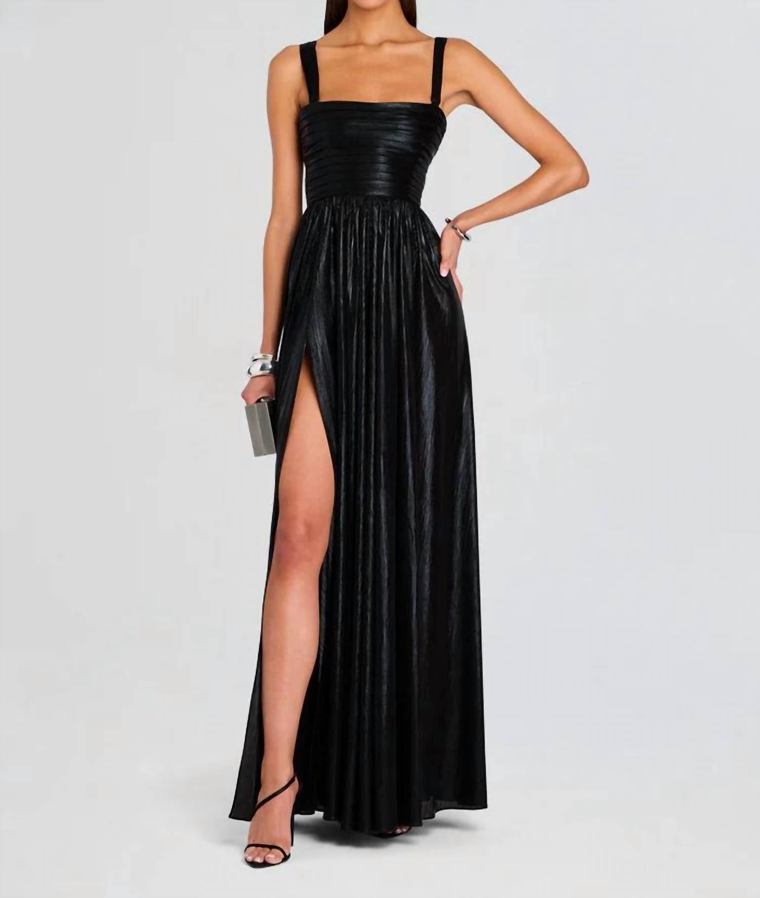 Retrofete - Iris Lamé Gown Dress