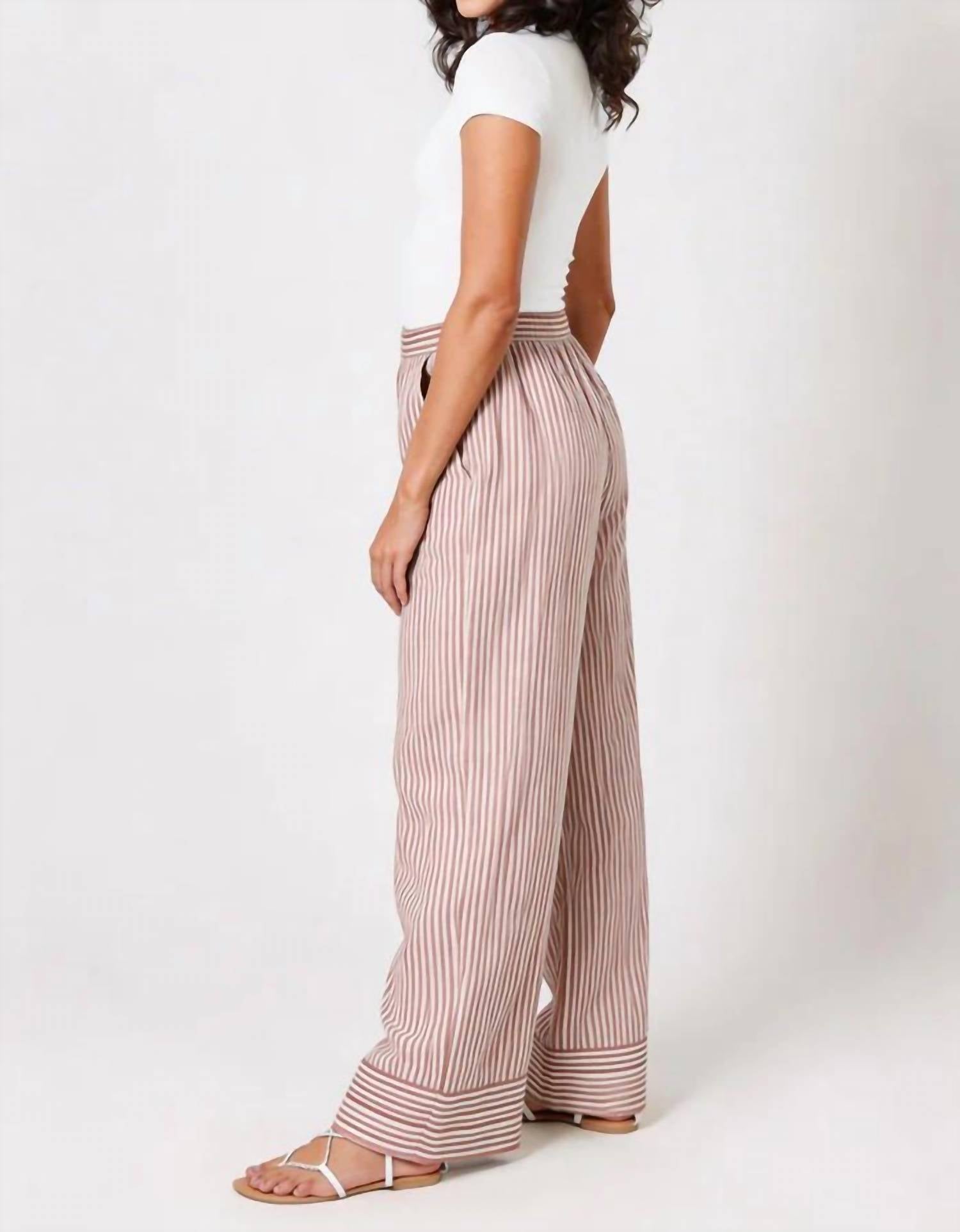 Traffic People - CHARLIE STRIPED TROUSERS