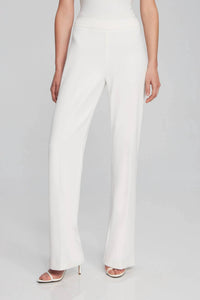 Joseph Ribkoff - Solid Crepe Knit Wide-leg Pants
