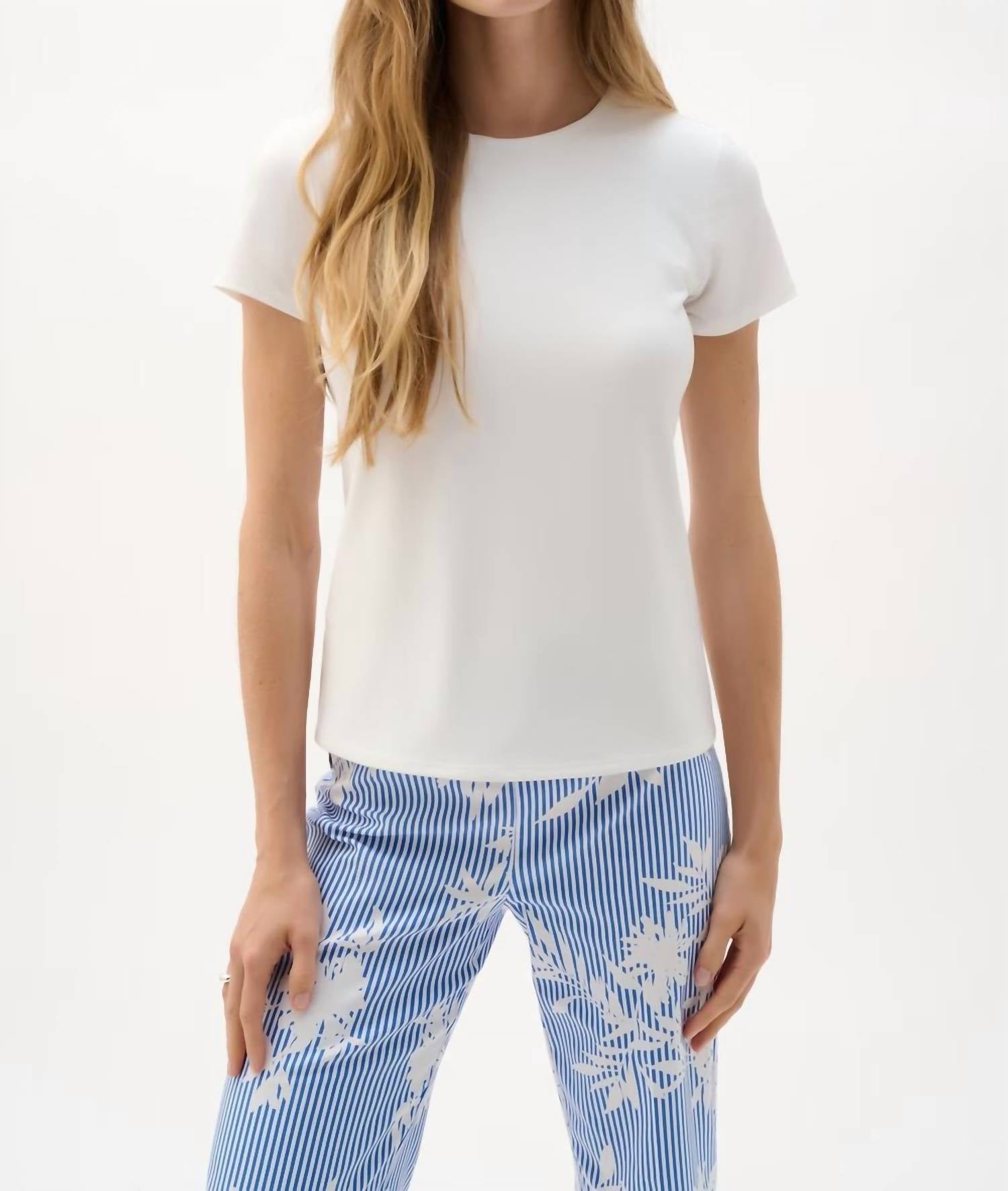 Joseph Ribkoff - Casual Crew Neck Pullover Top