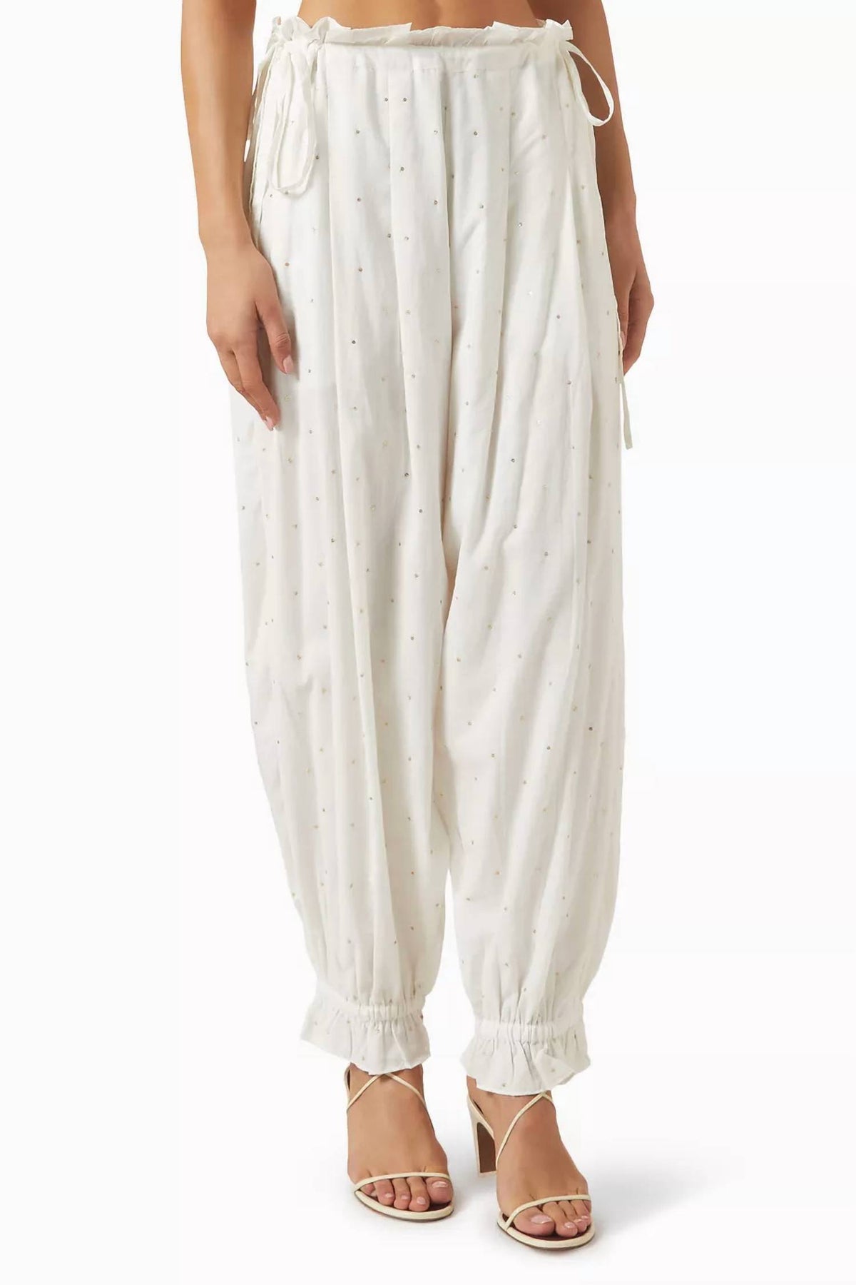 Coniglio - Ruffle Hem Harem Pant