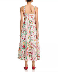Moon River - Printed Midi Dress