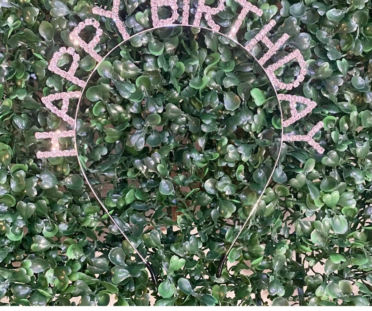 Pearl And Rox - Happy Birthday Crystal Rhinestone Headband