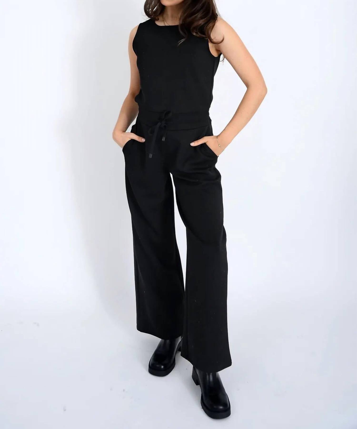 Rd Style - Juniva Soft Knit Sleeveless Jumpsuit