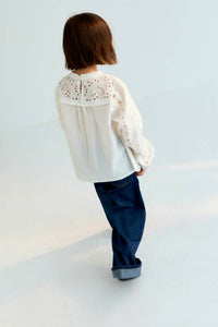 The New Society - Denim Wide Leg Pant
