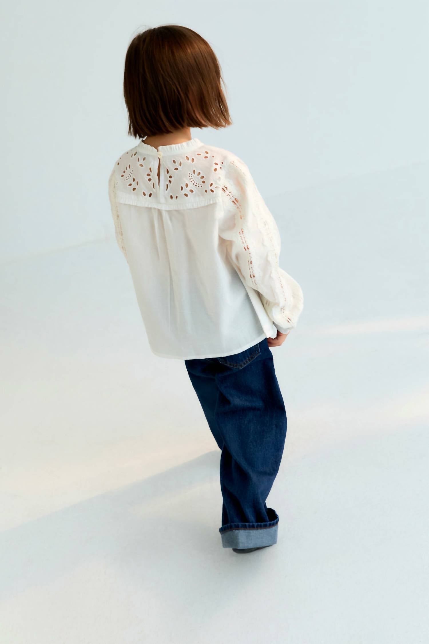 The New Society - Denim Wide Leg Pant