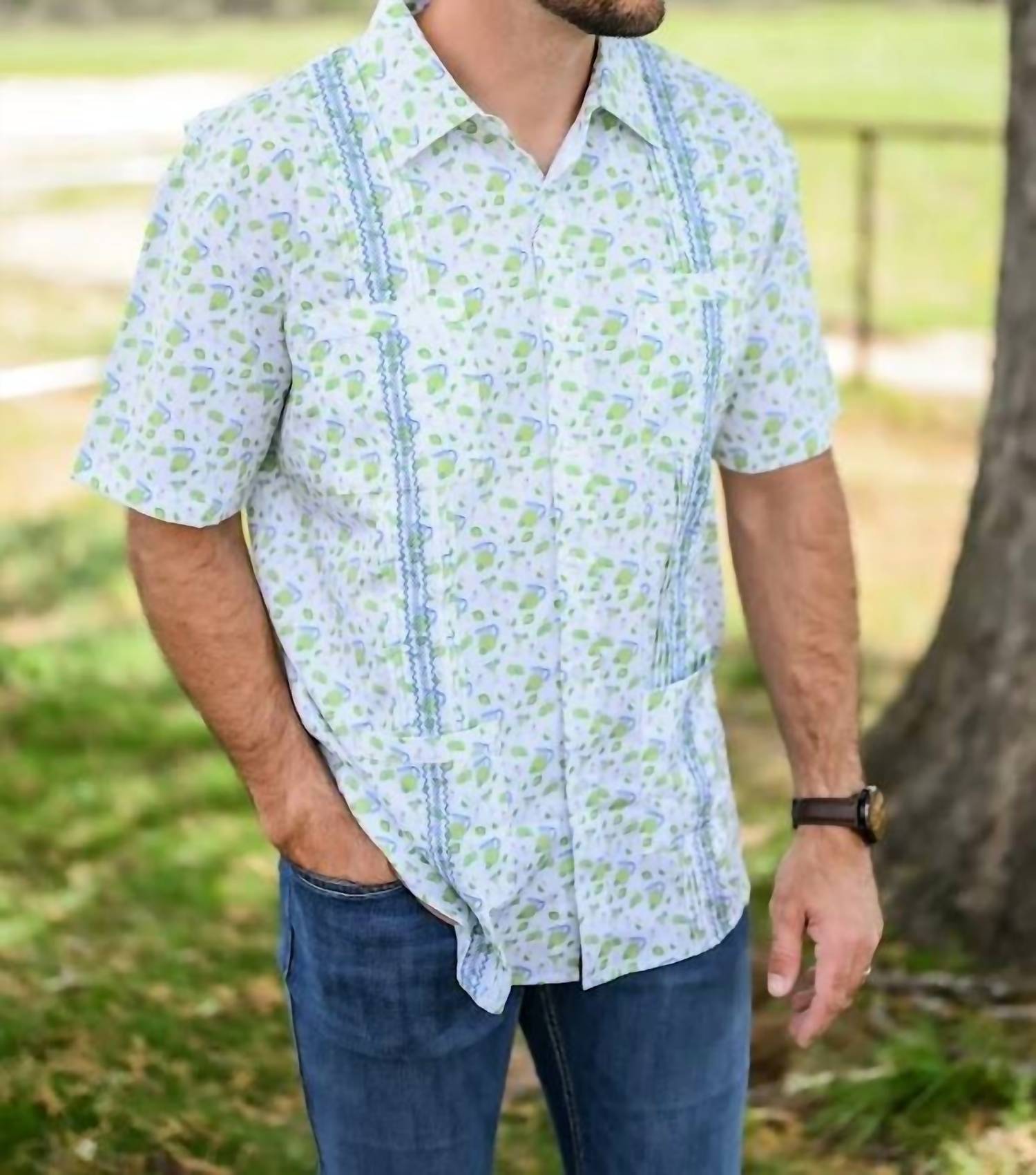 Blue Quail Clothing Co. - Guayabera Margarita Shirt