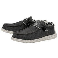 HEY DUDE Men's Wally Stretch Shoe in opal black - men's loafer - alternate view