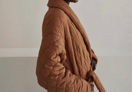 Crescent - Lakeshore Quilted Puffer Wrap Coat
