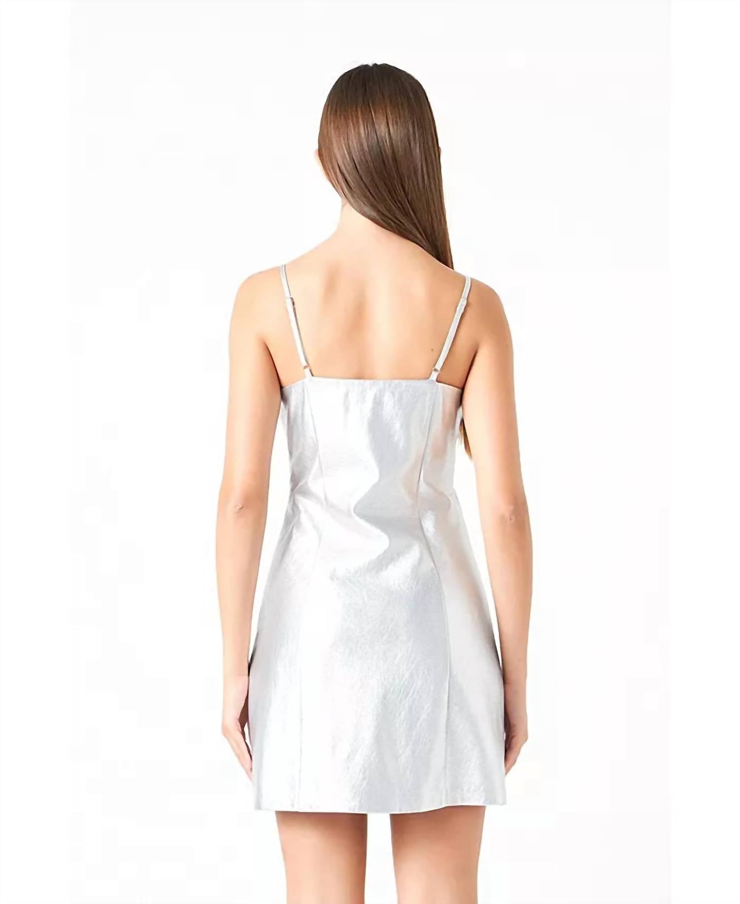 Endless Rose - Metallic Mini Dress