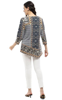 Parsley & Sage - Hilary Scoop Neck Tunic Top