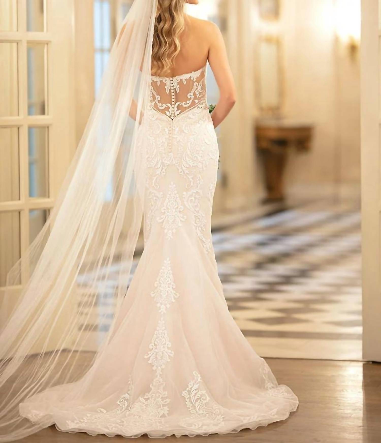 Stella York - Simple and Glamorous Fit-and-Flare Wedding Gown