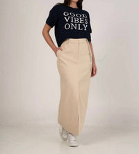 Maxmila - Beige Stara Skirt