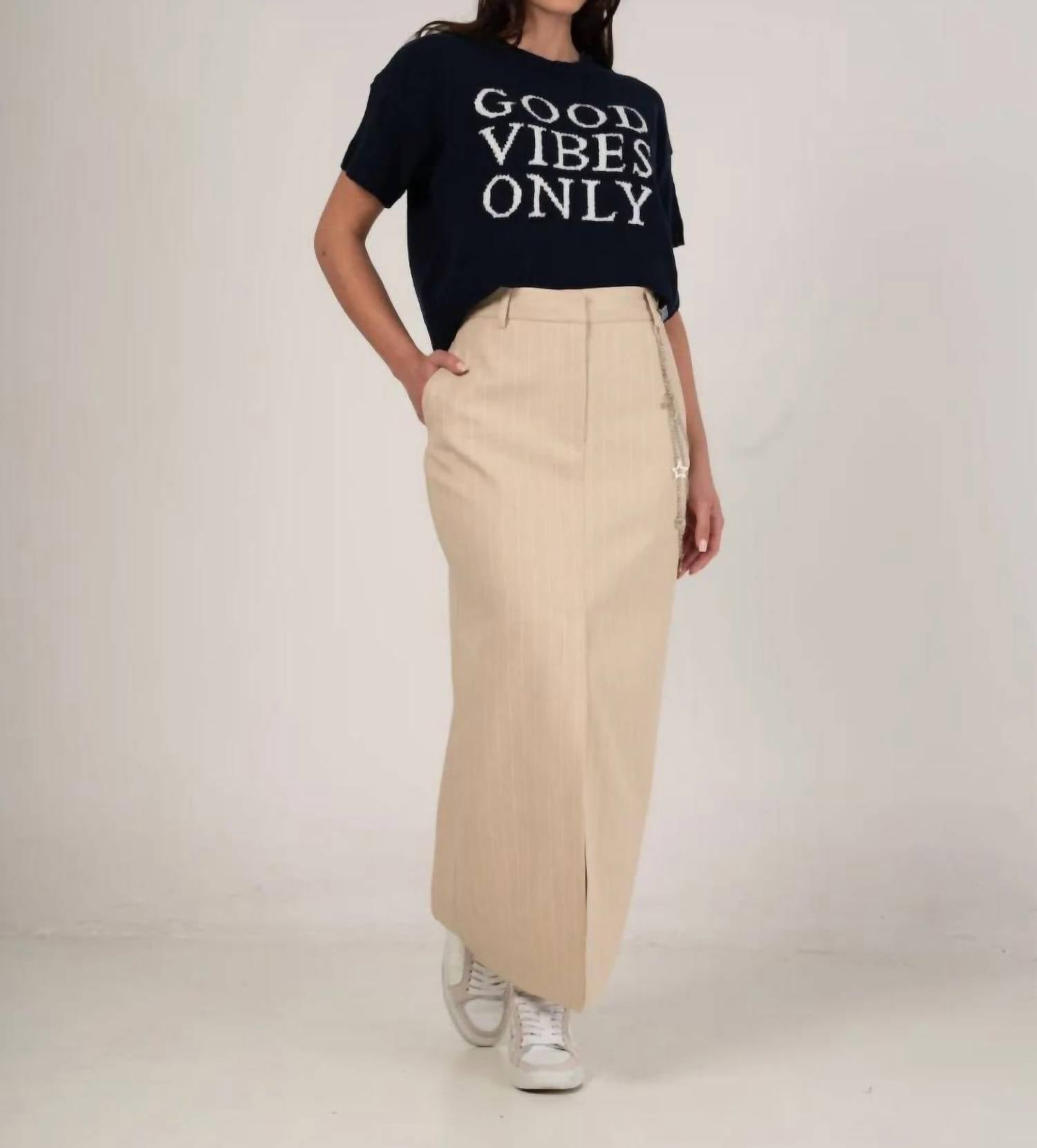 Maxmila - Beige Stara Skirt