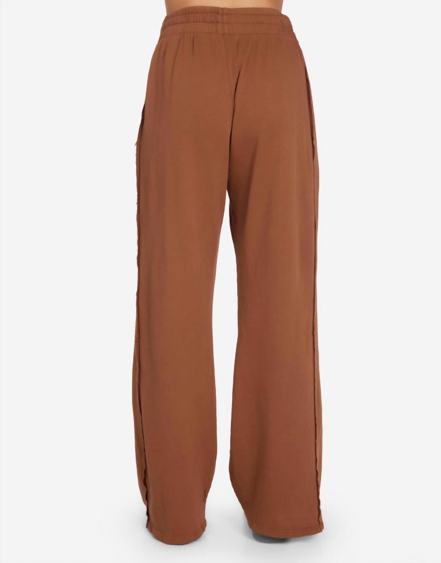 Michael Lauren - Acosta Wide-leg Raw Edge Pant