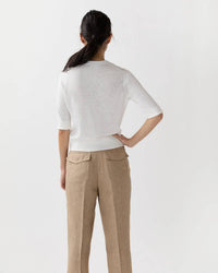 Ann Mashburn - Short Sleeve Rosie V Neck Cardigan