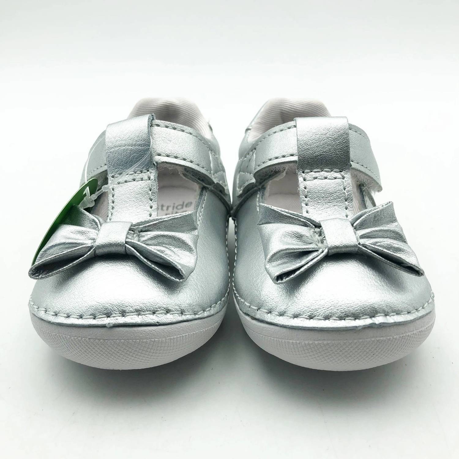 Stride Rite Kid's Sm Ashtyn Mary Jane Shoe in silver - kids' shoe - view 4