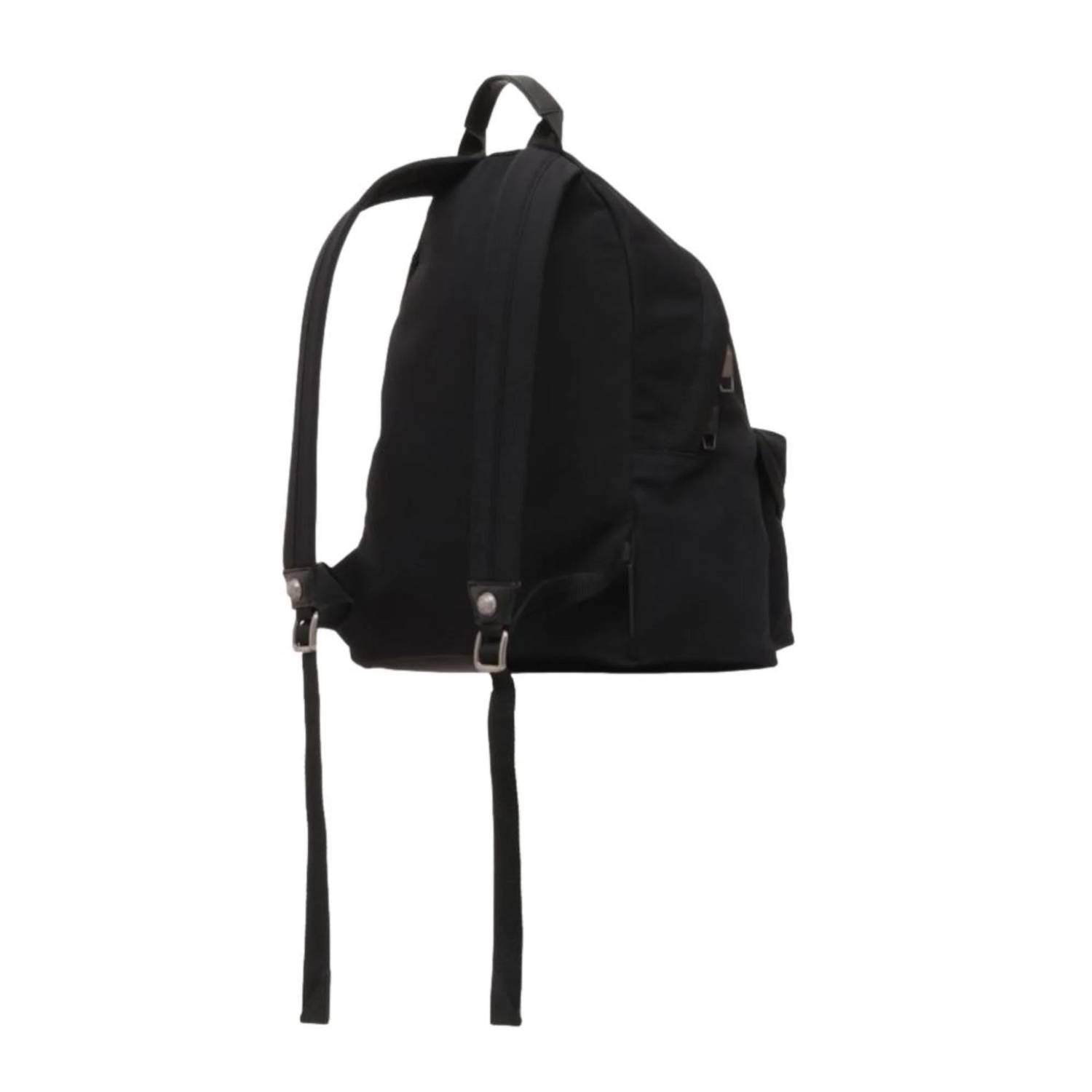 Balmain - Women's B-back Nylon White Logo Backpack
