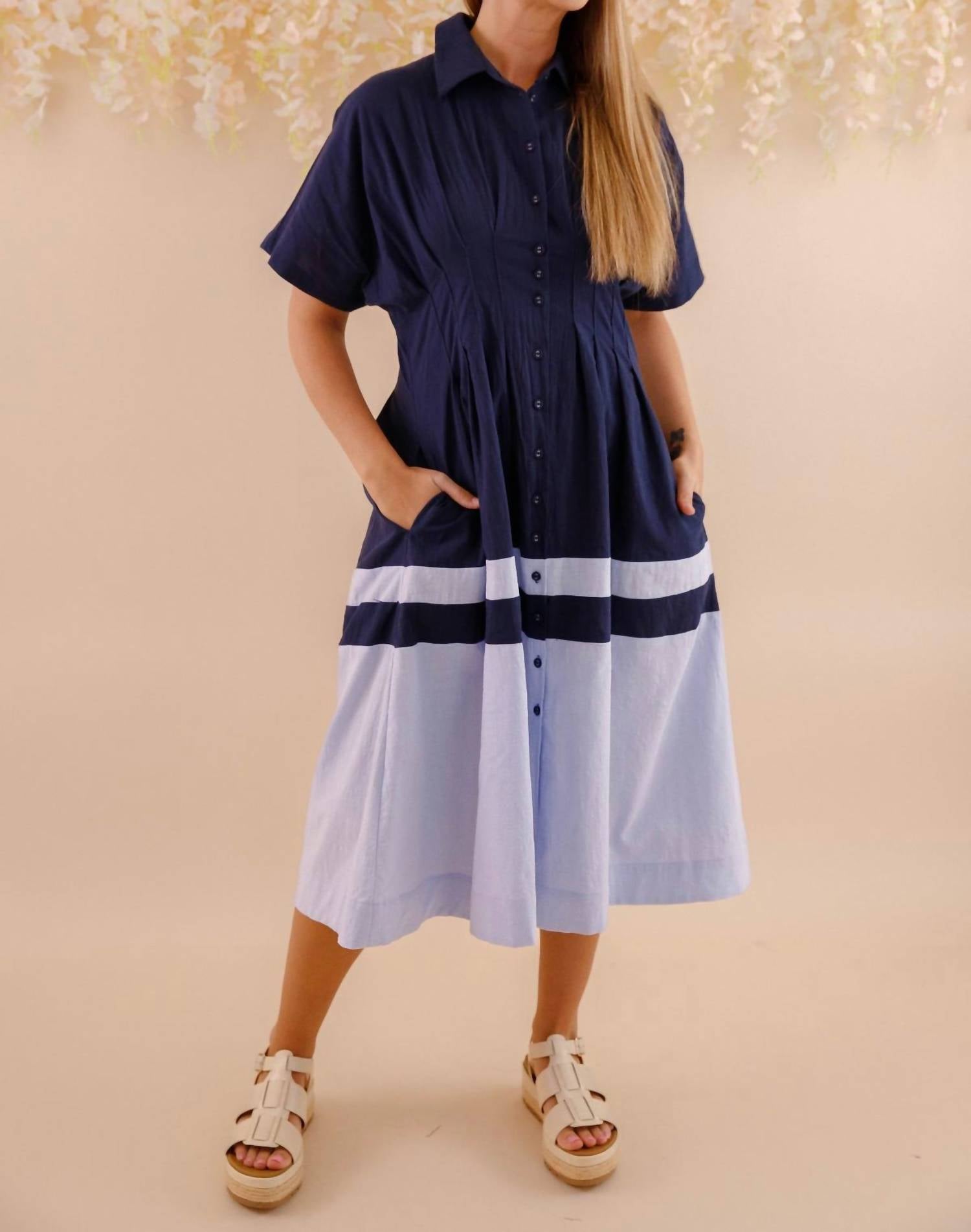 Umgee - Taytum Color Block Dress