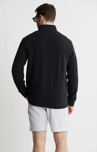 Jachs New York - Soft Touch Fleece Quarter Zip Pullover Sweater