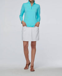 Kenny Dana - Women's Mock Neck Long Sleeve Top