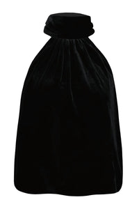Bishop + Young - Luxe Velvet Bubble Hem Halter Top