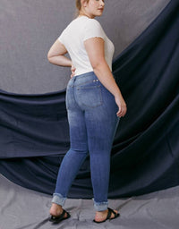 Kancan - Elvis Curvy High Rise Ankle Skinny Jeans