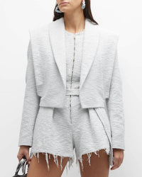 Iro Paris - Oceana Cropped Open Front Jacket