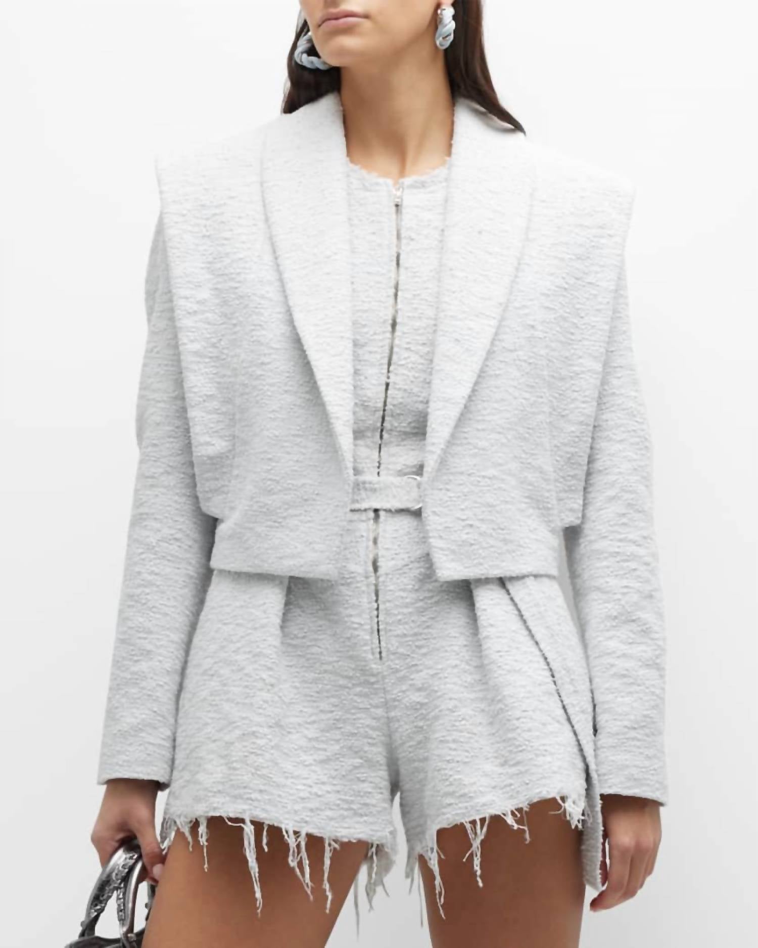 Iro Paris - Oceana Cropped Open Front Jacket